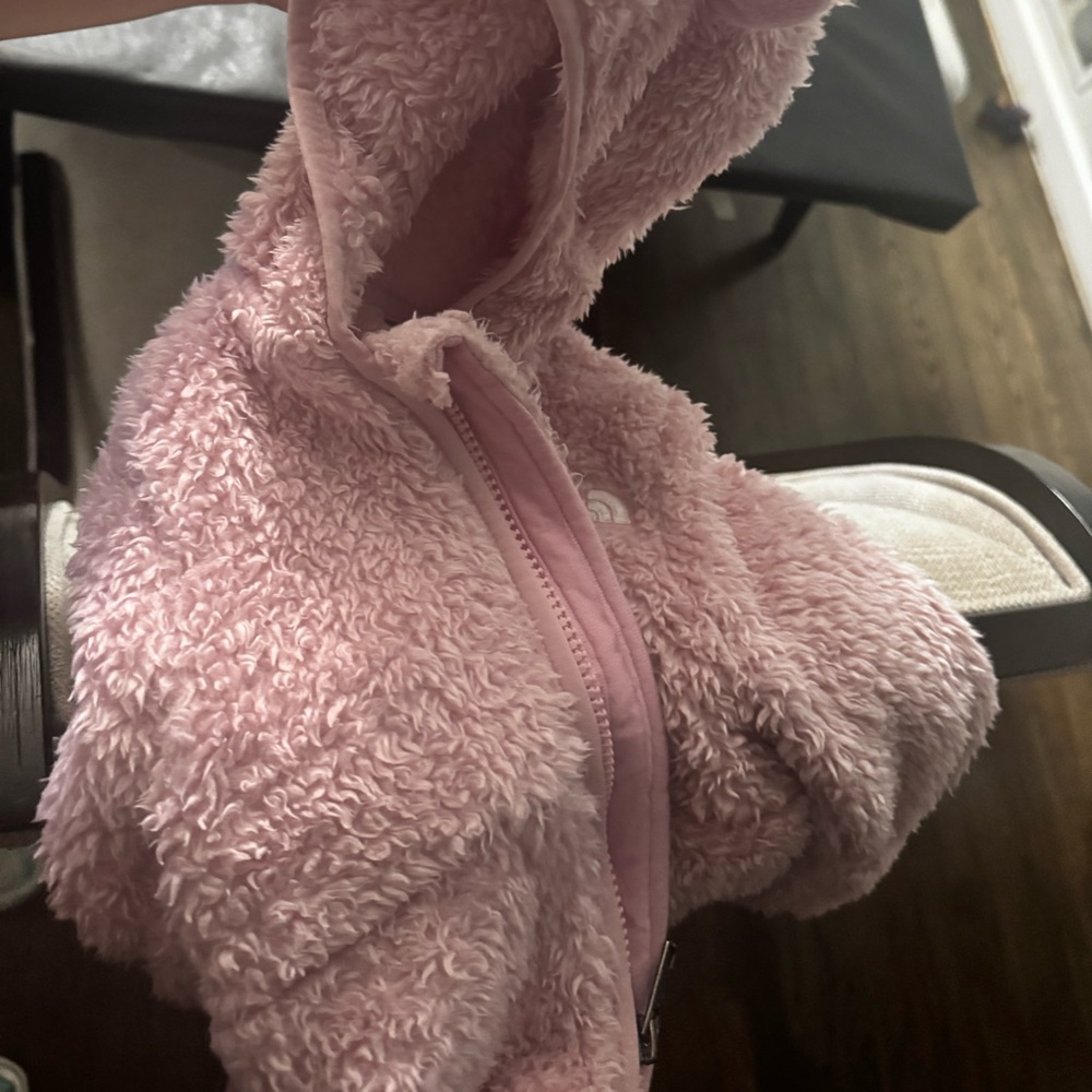 The North Face Soft Pink Baby Fleece Jacket